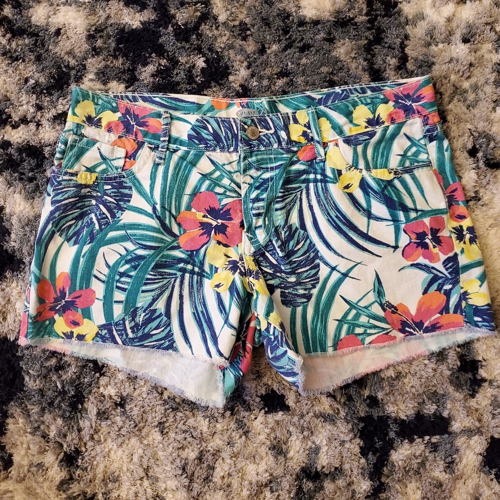 Old Navy Printed Denim Shorts